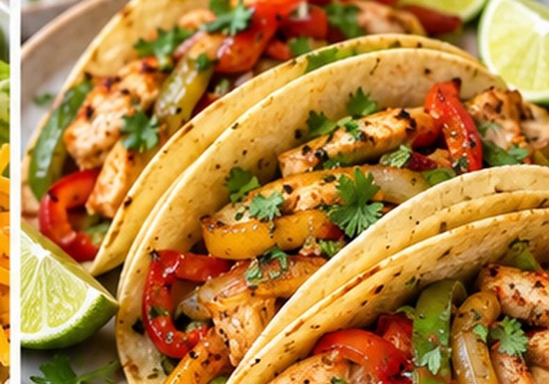 Chicken Fajita Tacos, blurred preview